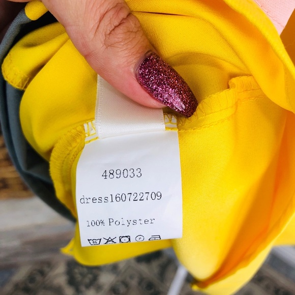 NWOT COLORFUL SHORT SLEEVE LOOSE FITTED DRESS - Picture 8 of 8